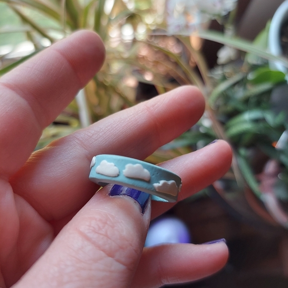 Bendy Cloud Ring ☁️ Size 9 1/2 - Picture 7 of 10